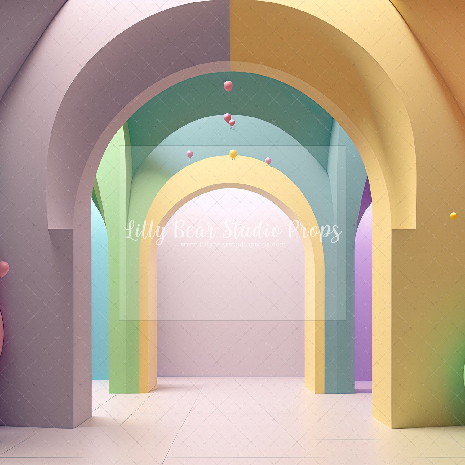 Pastel Hallway