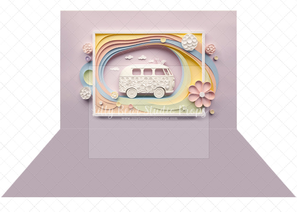 Pastel Hippie VW Combo