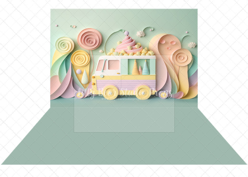 Pastel Ice Cream Truck Combo