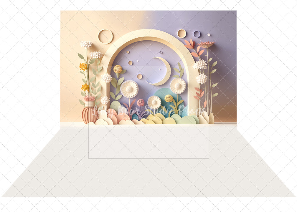 Pastel Moon Flowers Combo