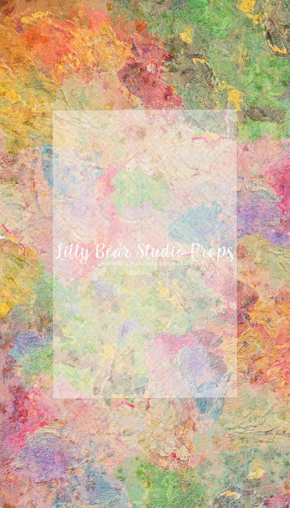 Pastel Palette - Lilly Bear Studio Props, fine art, floral, hand painted, hand painted floral, hand painted texture, paint, paint palette