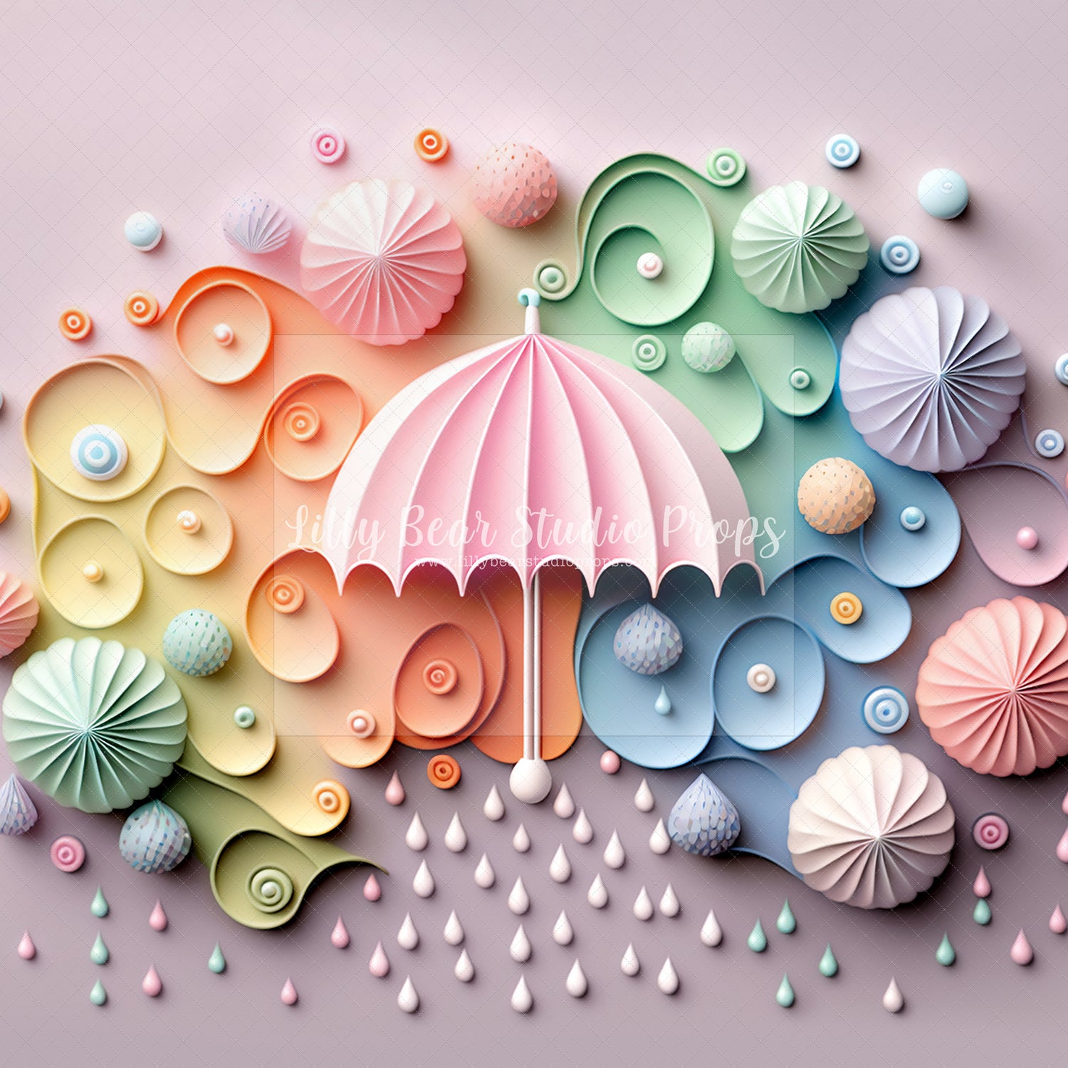 Pastel Rain Showers - Sweep Option