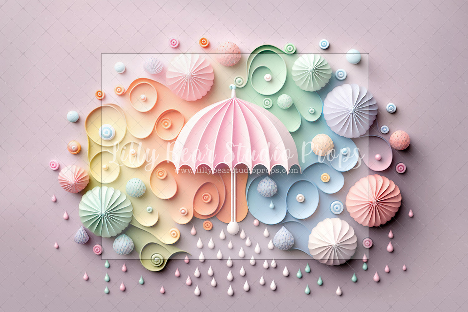 Pastel Rain Showers - Sweep Option