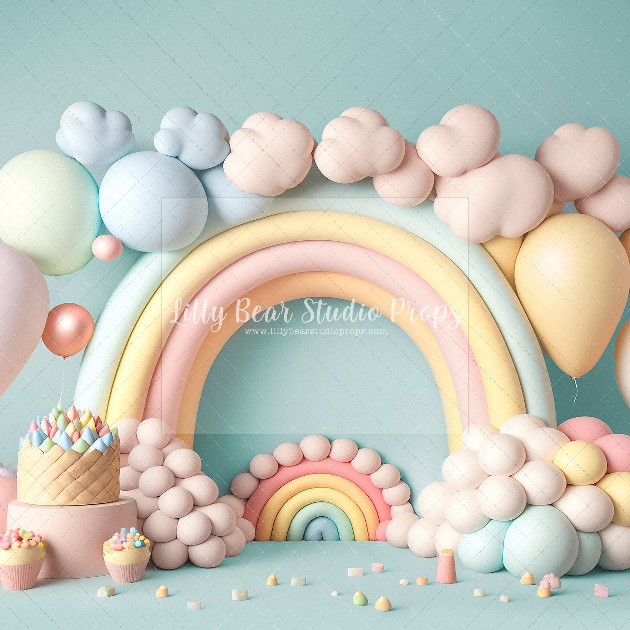 Rainbow Birthday Decoration Set, Rainbow Balloon Birthday, Birthday  Decoration Balloons Pastel For Boy Girls