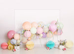 Pastel Spring Balloon Garland - Lilly Bear Studio Props, FABRICS, flower barn doors, flower garden, flower ladder, flower stand, fresh flowers, garden, pastel balloon garland, pastel flowers, spanish moss, spring, spring garden, spring mini, spring time, springtime, sprintime, tulips