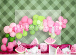 MY MELON PARTY - Lilly Bear Studio Props, fresh fruit, fruit, red fruit, watermelon, watermelon farm, watermelon seeds, watermelon slices, watermelon stand, watermelon stripes, watermelon sugar high, watermelons, Wrinkle Free Fabric