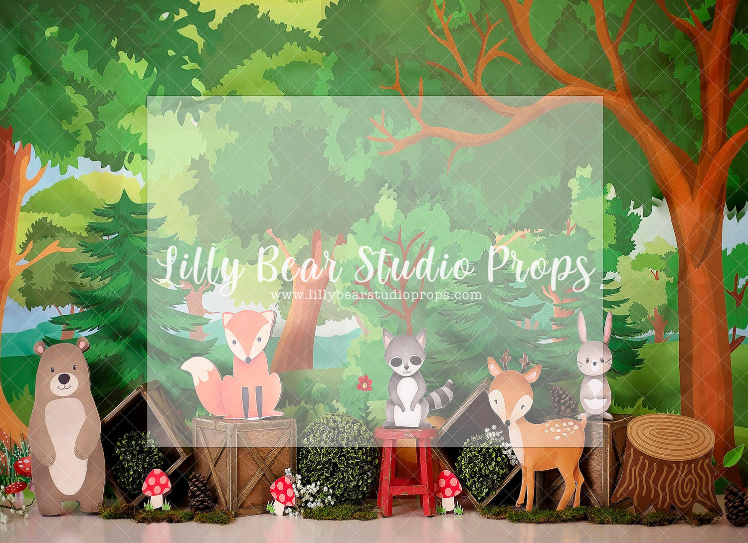 Friendly Forest Friends - Lilly Bear Studio Props, aftrican lion safari, baby deer, bear, bears, bunny, deer, deer one, deers, forest animals, fox, into the wild, jungle safari party, little wild one, raccoon, teddy bear, teddy bears, where the wild things are, wild, wild animal, wild animals, wild jungle, wild little one, wild one, wild one girl, wild things, woodland, woodland animals, woodland creatures, woodland forest, woodland friends