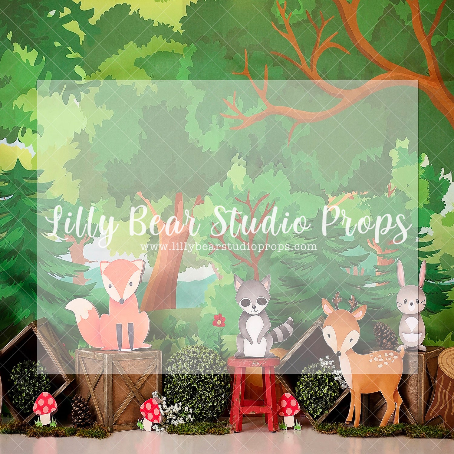 Friendly Forest Friends - Lilly Bear Studio Props, aftrican lion safari, baby deer, bear, bears, bunny, deer, deer one, deers, forest animals, fox, into the wild, jungle safari party, little wild one, raccoon, teddy bear, teddy bears, where the wild things are, wild, wild animal, wild animals, wild jungle, wild little one, wild one, wild one girl, wild things, woodland, woodland animals, woodland creatures, woodland forest, woodland friends