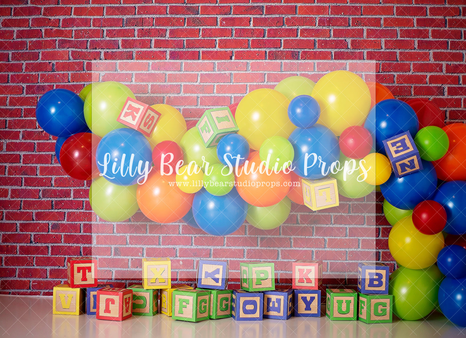 Primary ABC's - Lilly Bear Studio Props, abc, abcs, alphabet, alphabet blocks, balloon rainbow, blocks, building blocks, colourful rainbow, colours of the rainbow, rainbow, rainbow baby, rainbow balloon, rainbow balloons, rainbow garland, rainbow wall, school, sesame street