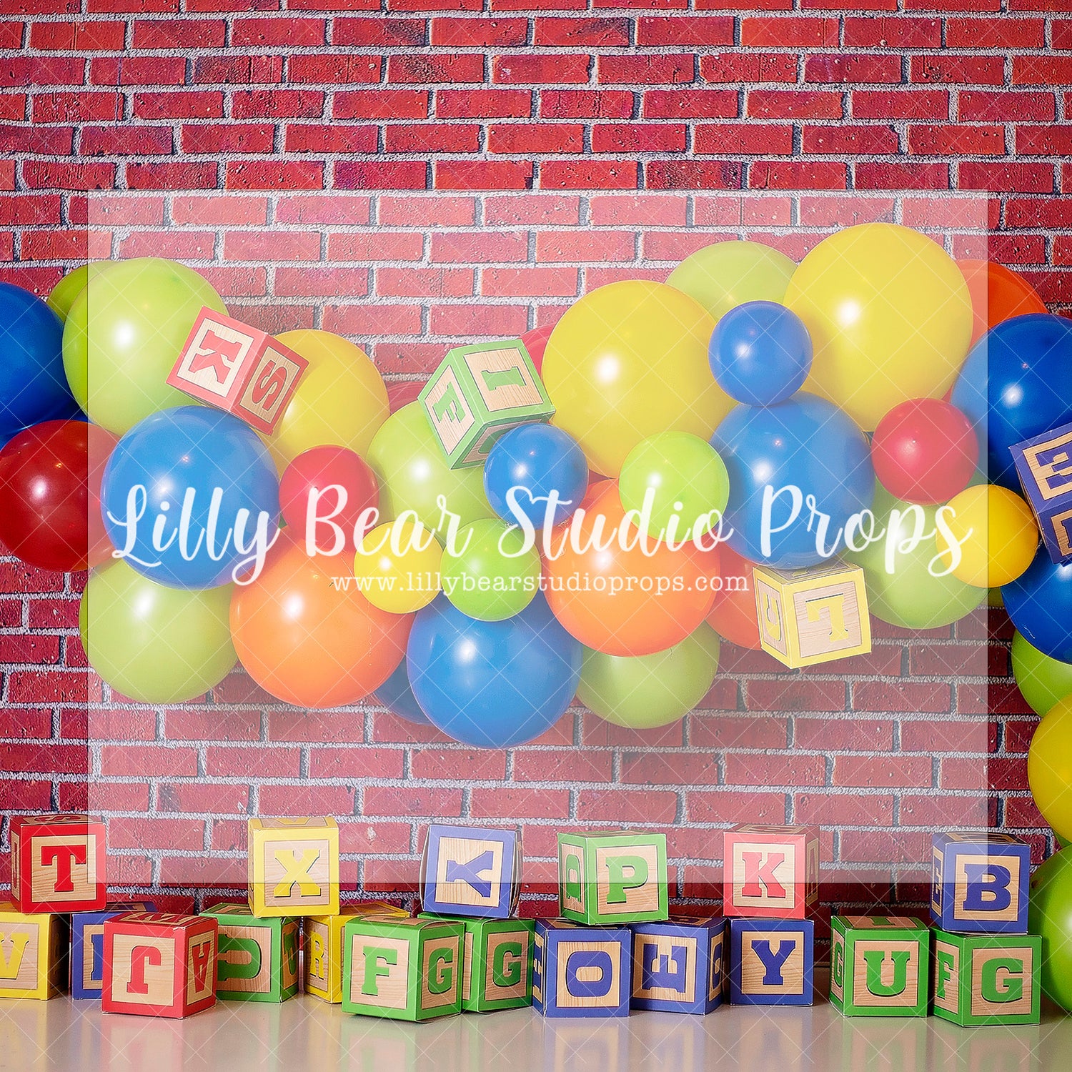 Primary ABC's - Lilly Bear Studio Props, abc, abcs, alphabet, alphabet blocks, balloon rainbow, blocks, building blocks, colourful rainbow, colours of the rainbow, rainbow, rainbow baby, rainbow balloon, rainbow balloons, rainbow garland, rainbow wall, school, sesame street