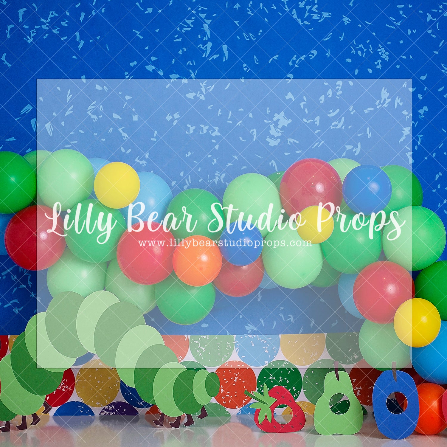Our Hungry Friend - Lilly Bear Studio Props, caterpillar, Eric Carle, hungery, hungry caterpillar, the hungry caterpillar, Wrinkle Free Fabric