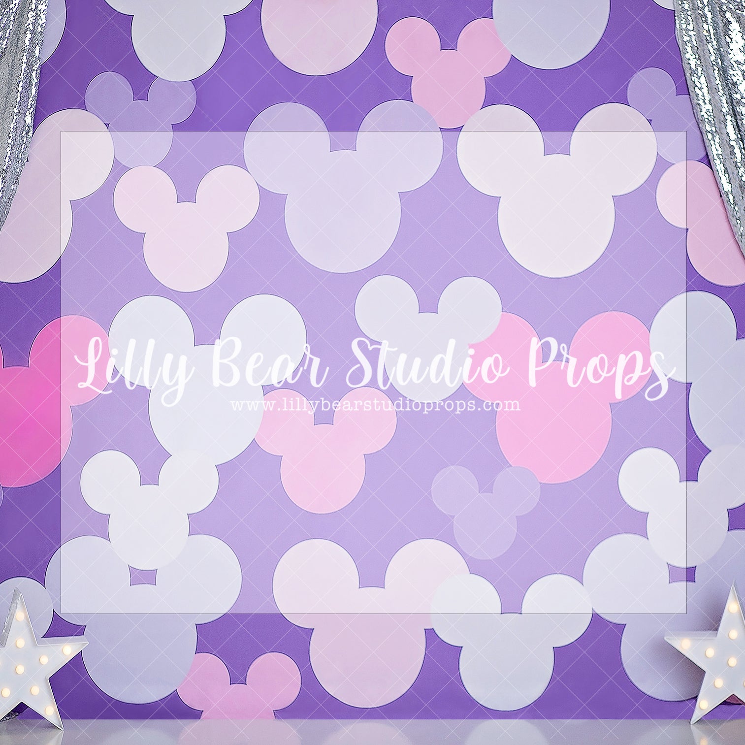 Backstage Party - Lilly Bear Studio Props, bowtique, Fabric, minnie, minnie mouse, minnie mouse balloon garland, minnie mouse bow, minnie mouse garden, minnie's bowtique, pink minnie, Wrinkle Free Fabric