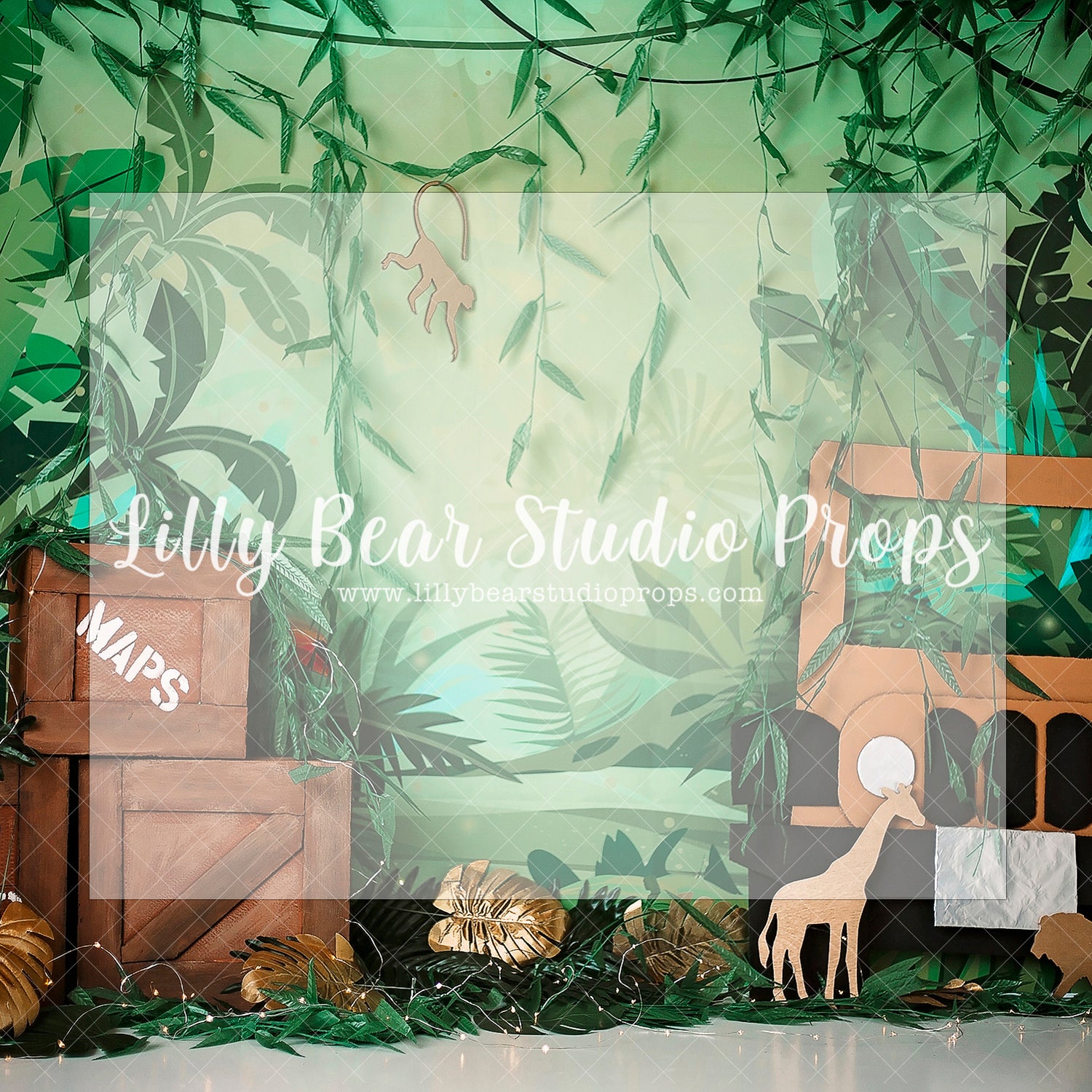 Deep In The Jungle - Lilly Bear Studio Props, aftrican lion safari, into the wild, jungle safari party, little wild one, safari, safari jeep, where the wild things are, wild, wild animal, wild animals, wild jungle, wild little one, wild one, wild one girl, wild things