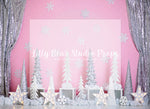 Pink Ice - Lilly Bear Studio Props, Fabric, frozen, girls, one-derful, one-derland, pink and grey, snow, snow princess, white pine, white pine trees, white pine wood, white pines, winter one-derland, winter onederland, Wrinkle Free Fabric