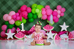 MY MELON PARTY - Lilly Bear Studio Props, fresh fruit, fruit, red fruit, watermelon, watermelon farm, watermelon seeds, watermelon slices, watermelon stand, watermelon stripes, watermelon sugar high, watermelons, Wrinkle Free Fabric