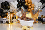 King Biggie - Lilly Bear Studio Props, baby boss, black & gold, boss, boss baby, bow tie, crown, dj, FABRICS, gold and black, grey and blue, mister, mister one, mr.heartbreaker, mr.onederful, one-derful
