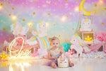 Unicorn Friends - Lilly Bear Studio Props, Fabric, glitter, little princess, pink, pink and silver, pink gold and teal, pink purple teal, pretty little princess, pretty princess, princess, princess cake smash, princess castle, princess party, princess wall, princesses, purple teal, teal, unicorn land, Wrinkle Free Fabric