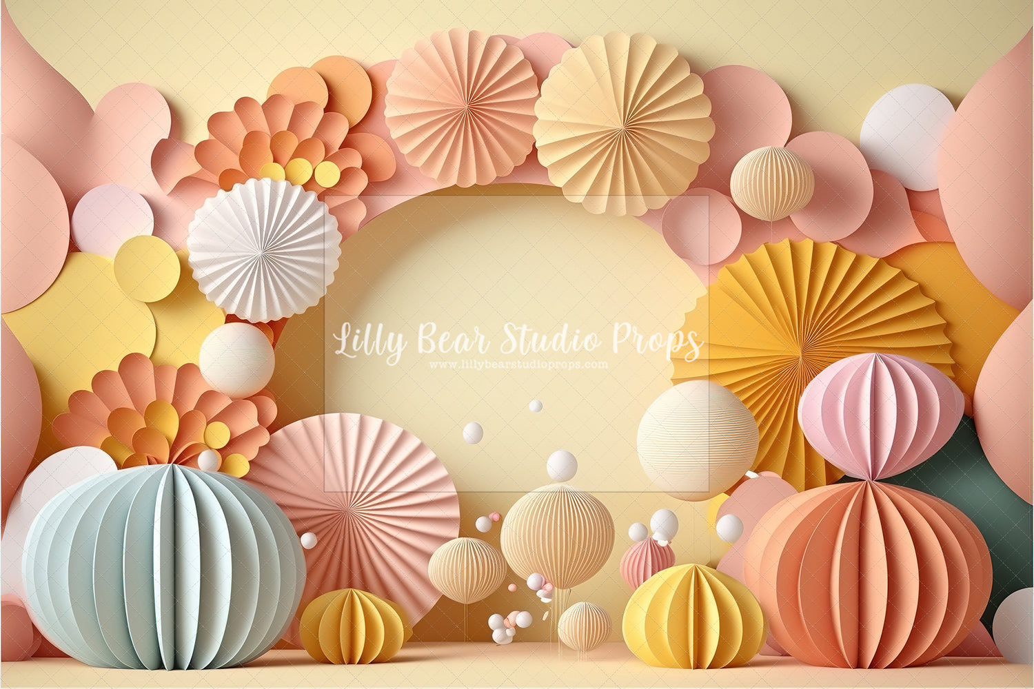 Peachy Fan Arch