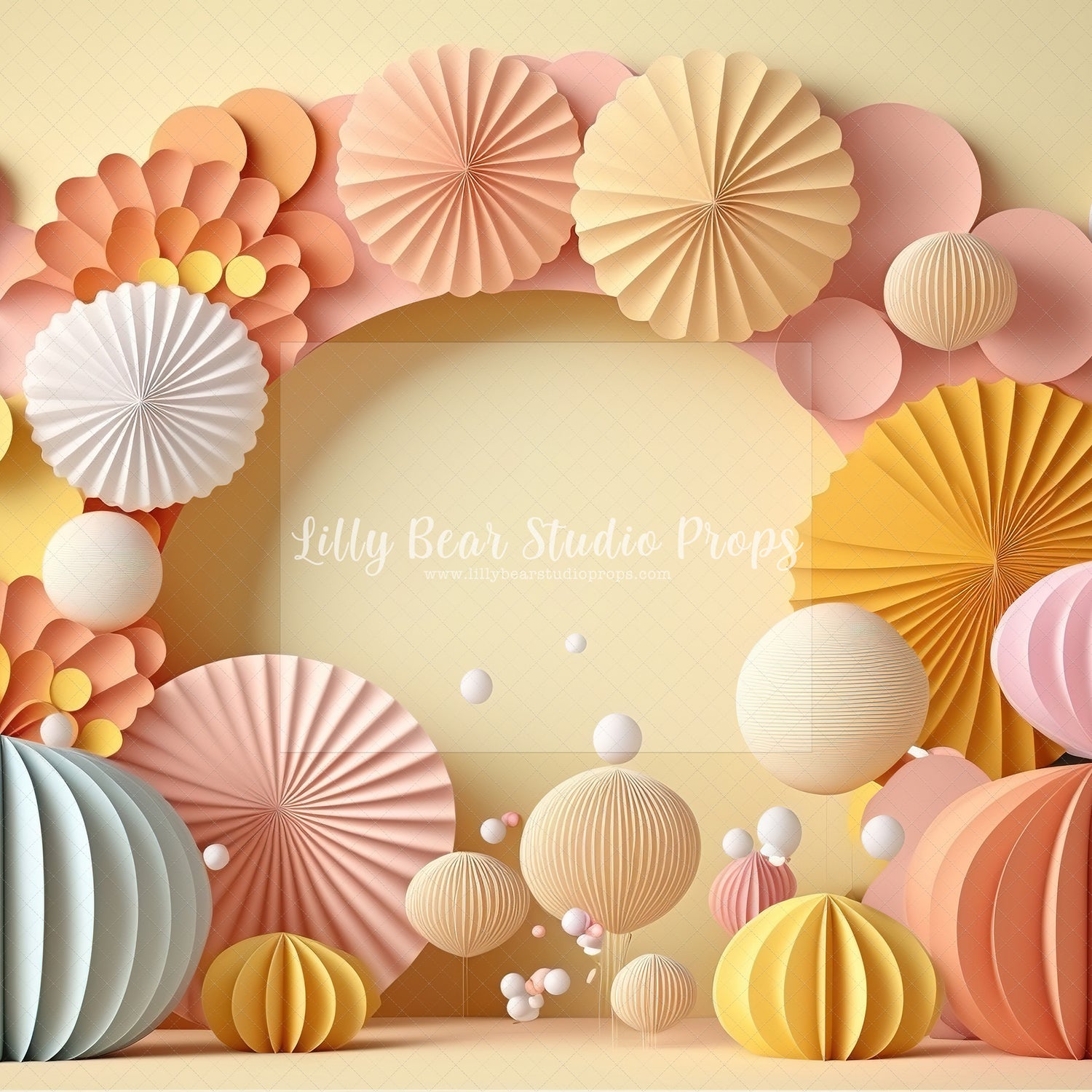 Peachy Fan Arch