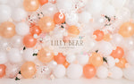 Peachy Keen by Meagan Paige Photography sold by Lilly Bear Studio Props, balloon wall - balloons - birthday - FABRICS