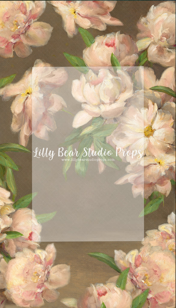 Peonies - Lilly Bear Studio Props, fine art, floral, girls, hand painted