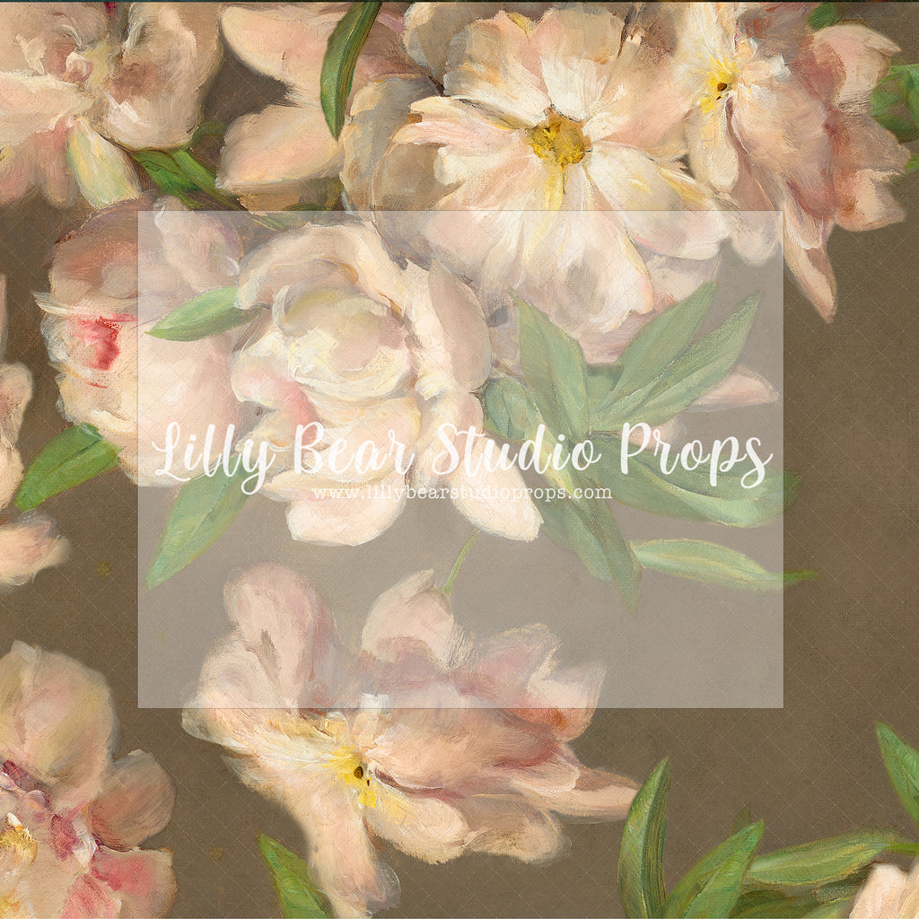 Peonies - Lilly Bear Studio Props, fine art, floral, girls, hand painted