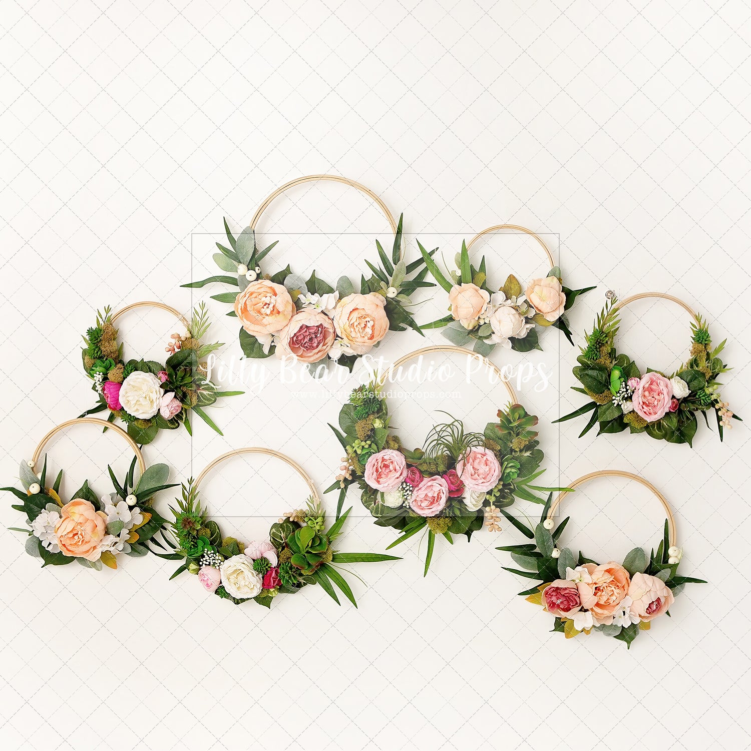 Peony Hoops