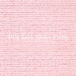 Pink Brick Wall by Lilly Bear Studio Props sold by Lilly Bear Studio Props, brick - FABRICS - girl - girls - pink - val