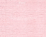 Pink Brick Wall by Lilly Bear Studio Props sold by Lilly Bear Studio Props, brick - FABRICS - girl - girls - pink - val