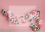Pink Cowgirl Yeehaw by E Newton - Lilly Bear Studio Props, animal farm, cow boy balloons, cow pattern, cowgirl, farm, farm animals, farm garland, farm girl, farmer, farmer girl, girl farm, gold and pink, white gold and pink