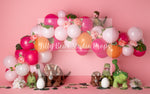 Pink Dinosaur Garland - Lilly Bear Studio Props, dino, Dino-roars, dinosaur, dinosaurs, vintage, woodland, woodland animals