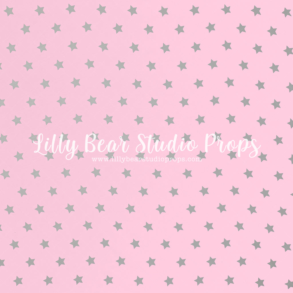 Pink Stars by OhSoBeauty Photography sold by Lilly Bear Studio Props, all star - birthday - cake smash - girls - little