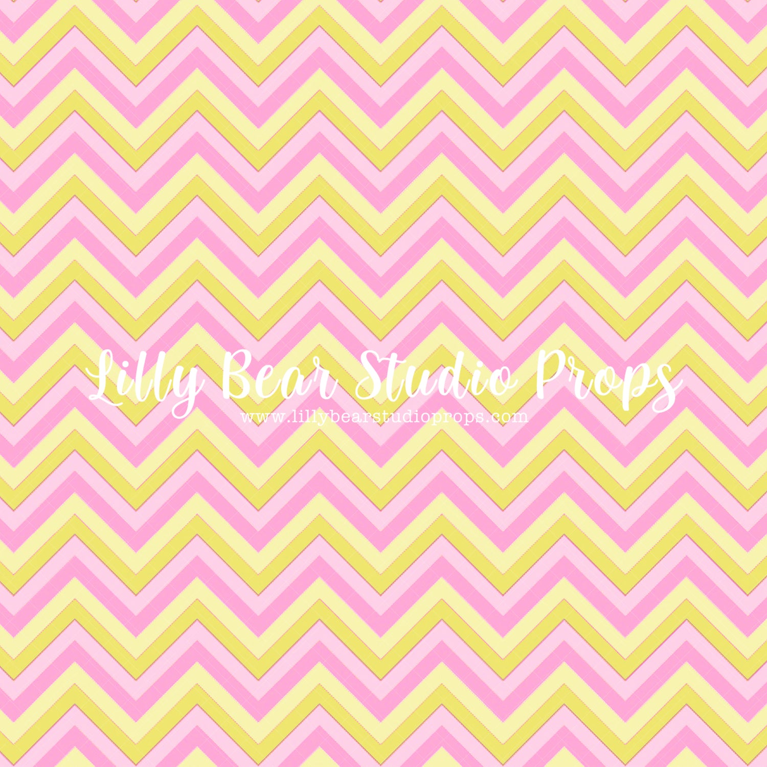 Pink & Yellow Chevron by Jessica Ruth Photography sold by Lilly Bear Studio Props, chevron - hand painted - pattern - p