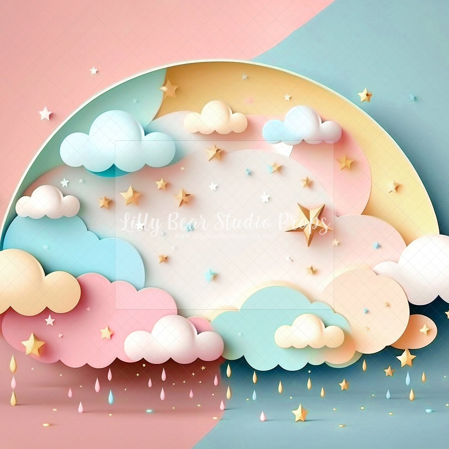 Pink & Blue Twinkle Star