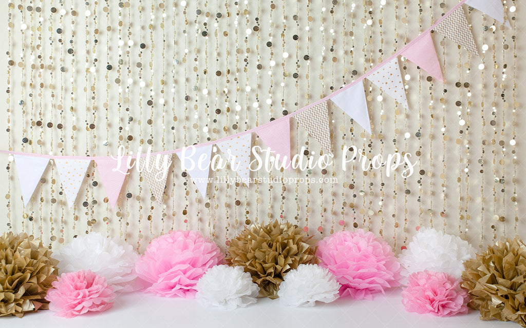 Pink & Gold by Jessica Ruth Photography sold by Lilly Bear Studio Props, flowers - girl - girls - girls birthday - gold