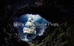 Pirate Cove - Lilly Bear Studio Props, captain hook, cave, cove, fabric, mermaid, ocean, ocean blue, ocean current, peter pan, pirate, pirate map, pirate ship, pirates, poly, sea, ship, under the sea, undersea, vinyl