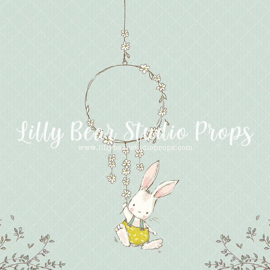 Playful Bunny - Lilly Bear Studio Props, bunny, bunny one, bunny trail, some bunny is one, some bunny's one, vintage