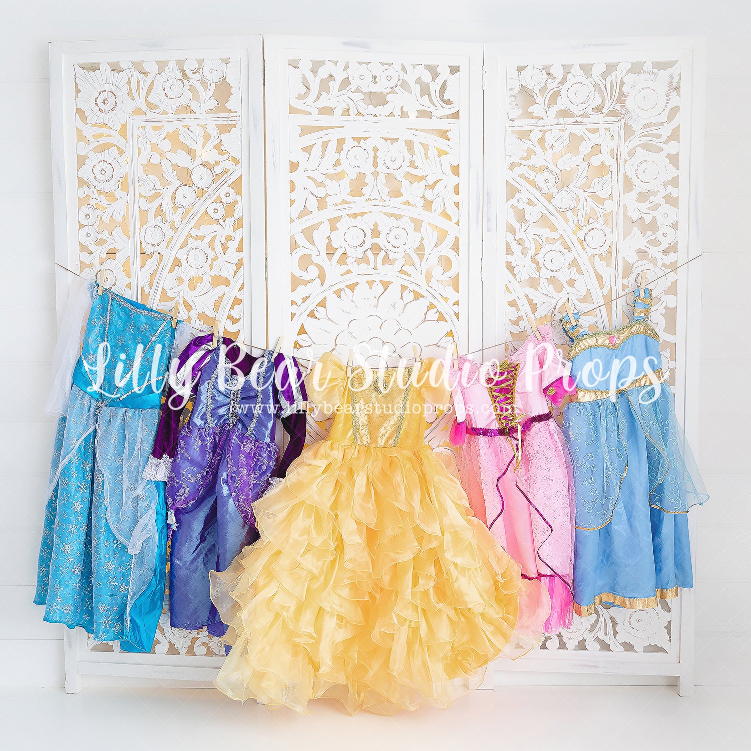 Playing Dress-up by Meagan Paige Photography sold by Lilly Bear Studio Props, belle - cinderella - FABRICS - frozen - p
