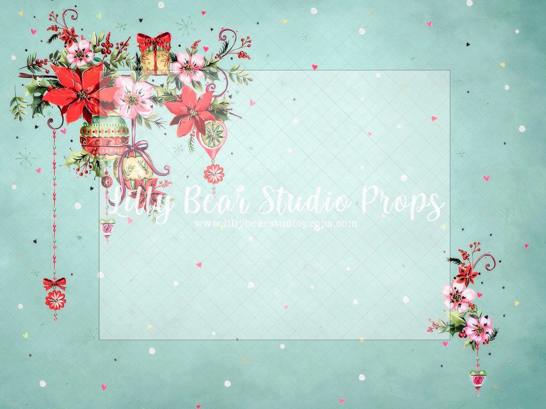 Pointsettia Paint - Lilly Bear Studio Props, christmas, Cozy, Decorated, Festive, Giving, Holiday, Holy, Hopeful, Joyful, Merry, Peaceful, Peacful, Red & Green, Seasonal, Winter, Xmas, Yuletide