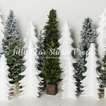 Polar Forest - Lilly Bear Studio Props, arctic pines, christmas, christmas pine tree, christmas pine trees, christmas village, evergreen trees, evergreens, forest, holiday, holiday christmas, holiday forest, holiday pines, pine tree, pine tree forest, pine trees, silver winter, snow, snow pine tree forest, snowflakes, snowy forest, snowy pine, snowy pine trees, snowy trees, village, white christmas, white forest, white holiday, white pine trees, white winter, winter, winter christmas, winter diamond