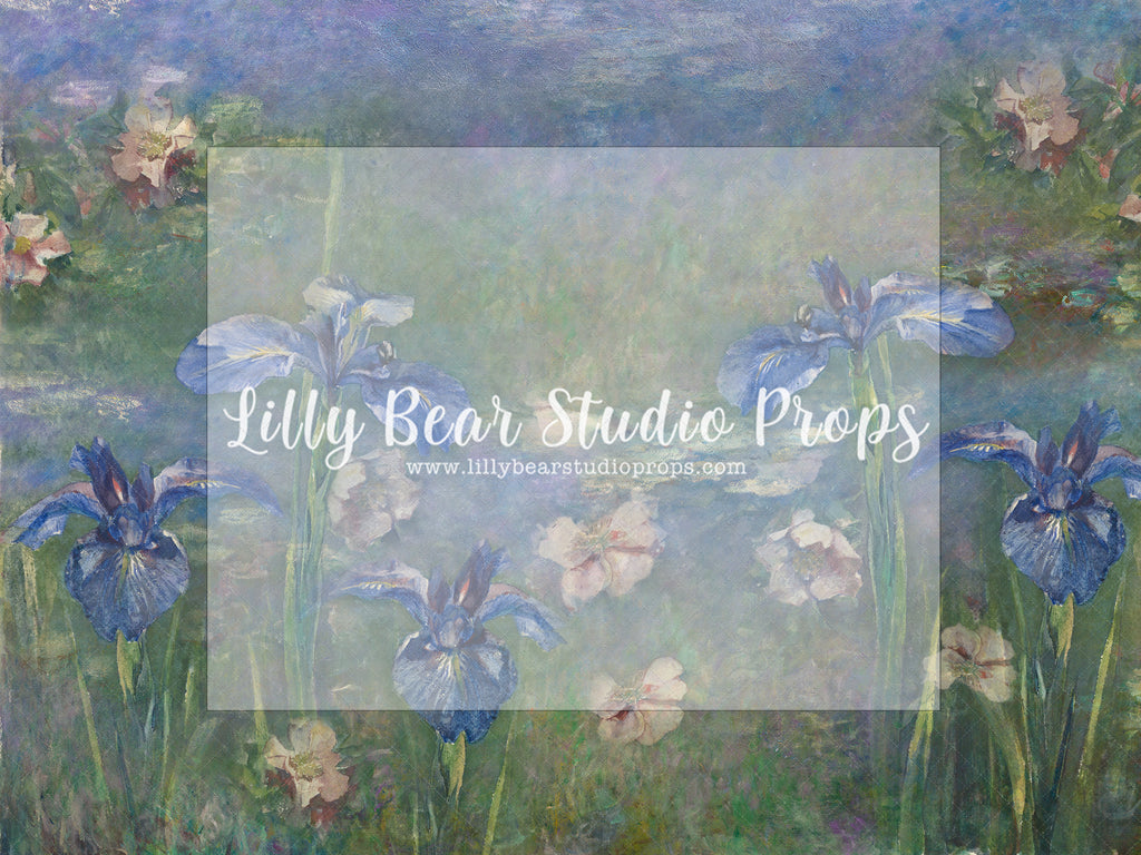 Pond Flowers - Lilly Bear Studio Props, fine art, floral, girls, hand painted