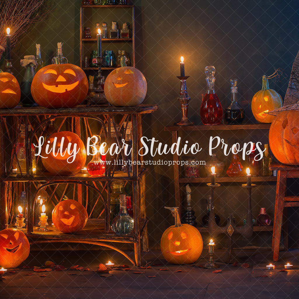 Potions & Broom Sticks by Lilly Bear Studio Props sold by Lilly Bear Studio Props, boy pumpkin - broom - candels - cand