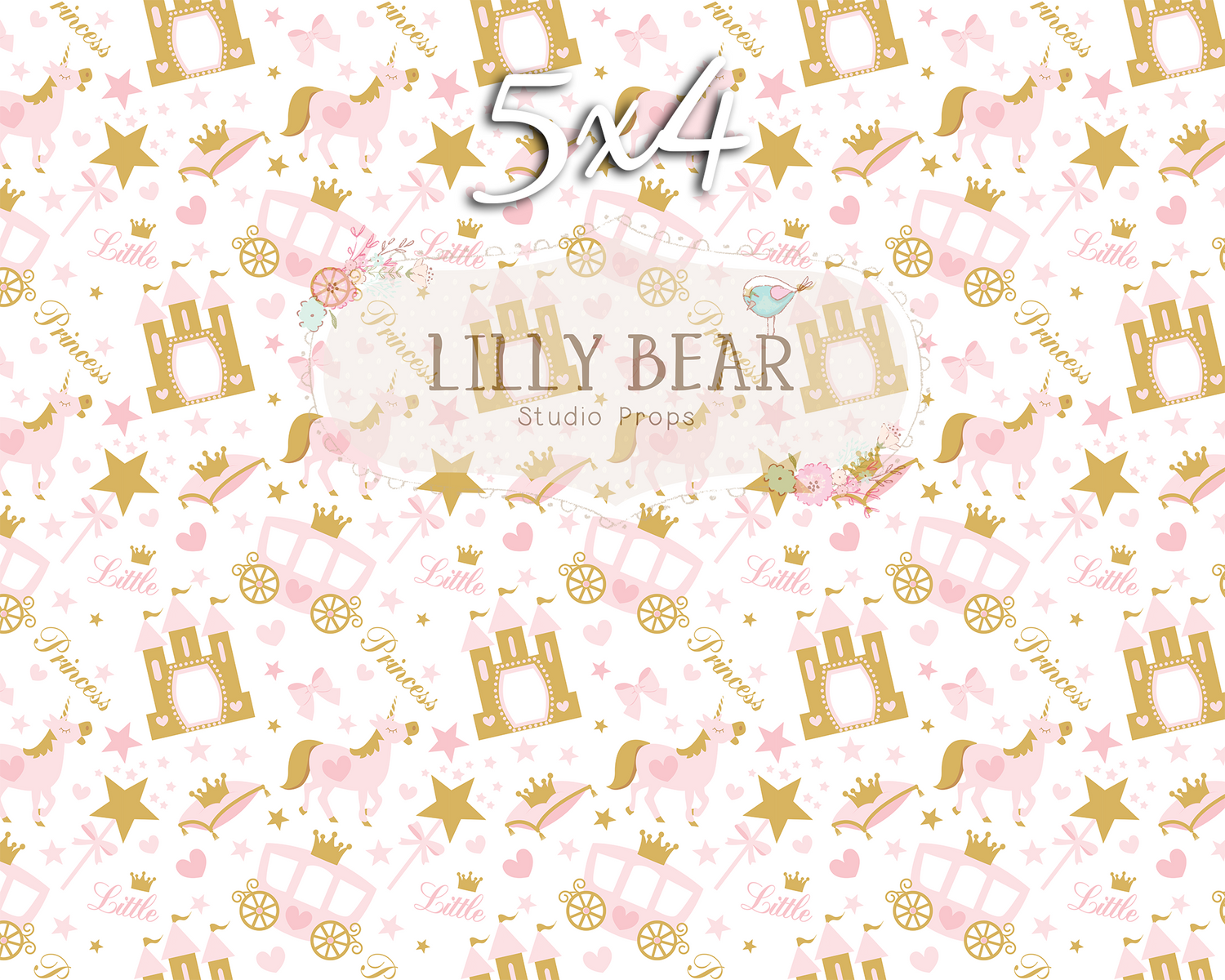 Pretty Little Princess by Lilly Bear Studio Props sold by Lilly Bear Studio Props, carriage - castle - FABRICS - girl