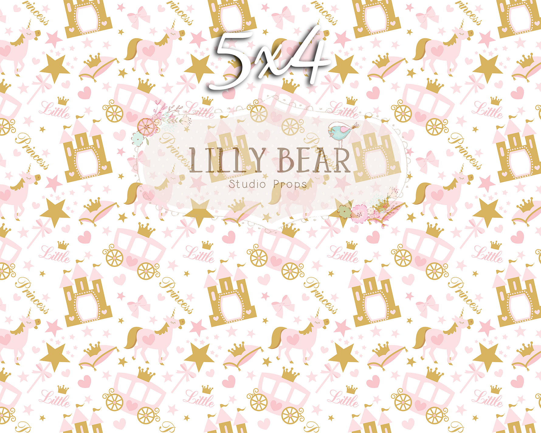 Pretty Little Princess by Lilly Bear Studio Props sold by Lilly Bear Studio Props, carriage - castle - FABRICS - girl
