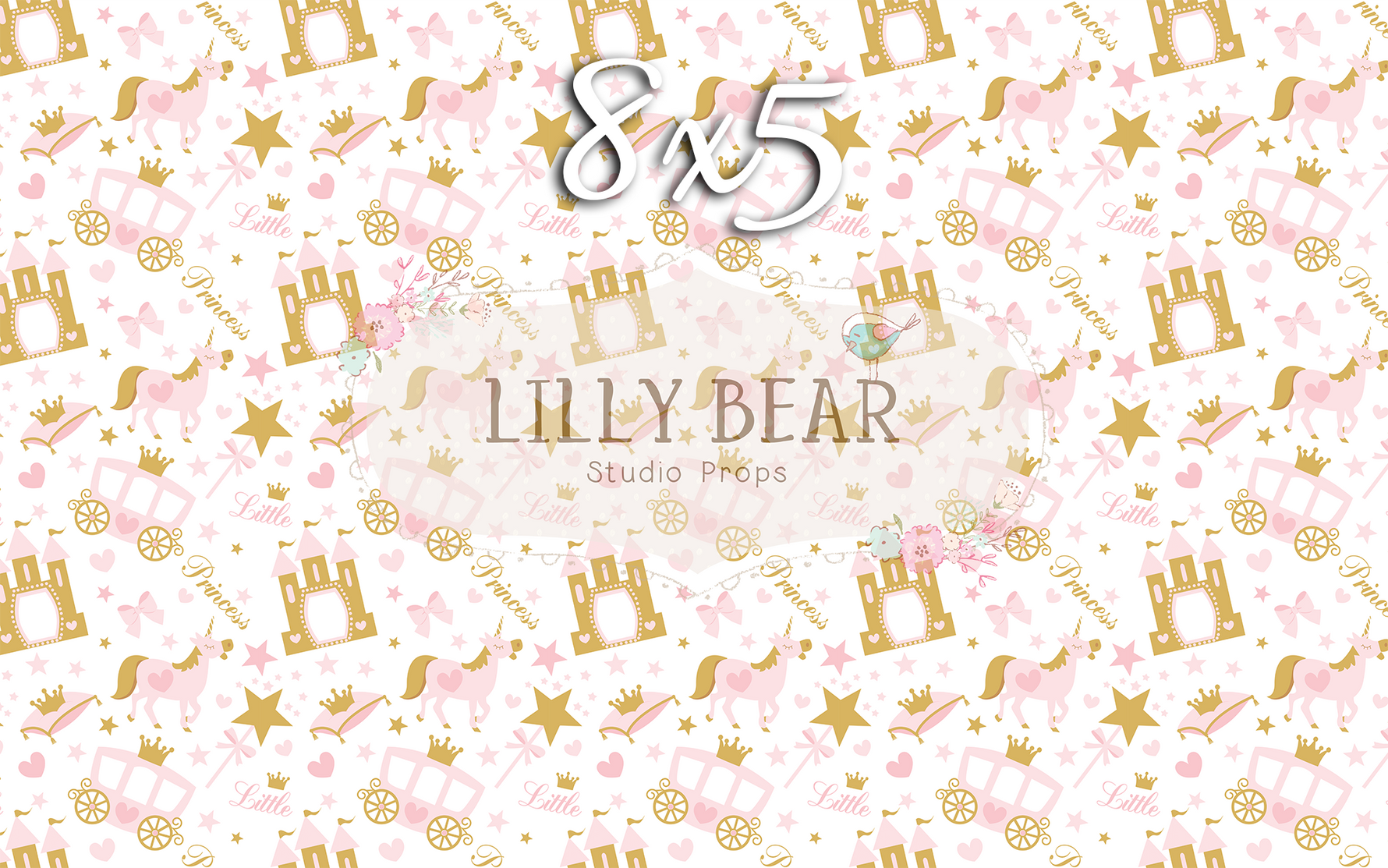 Pretty Little Princess by Lilly Bear Studio Props sold by Lilly Bear Studio Props, carriage - castle - FABRICS - girl