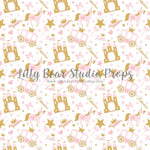 Pretty Little Princess by Lilly Bear Studio Props sold by Lilly Bear Studio Props, carriage - castle - FABRICS - girl