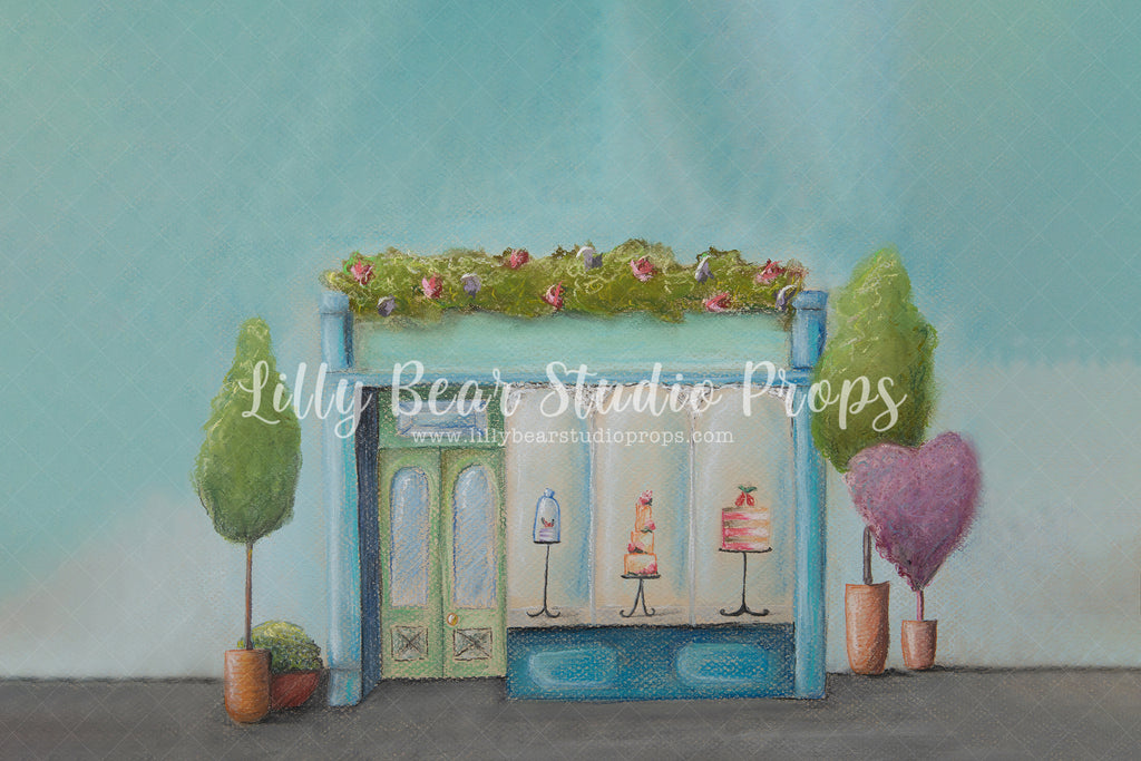 Pretty Paris - Lilly Bear Studio Props, cafe, cake, FABRICS, floral shop, little shop, paris, spring