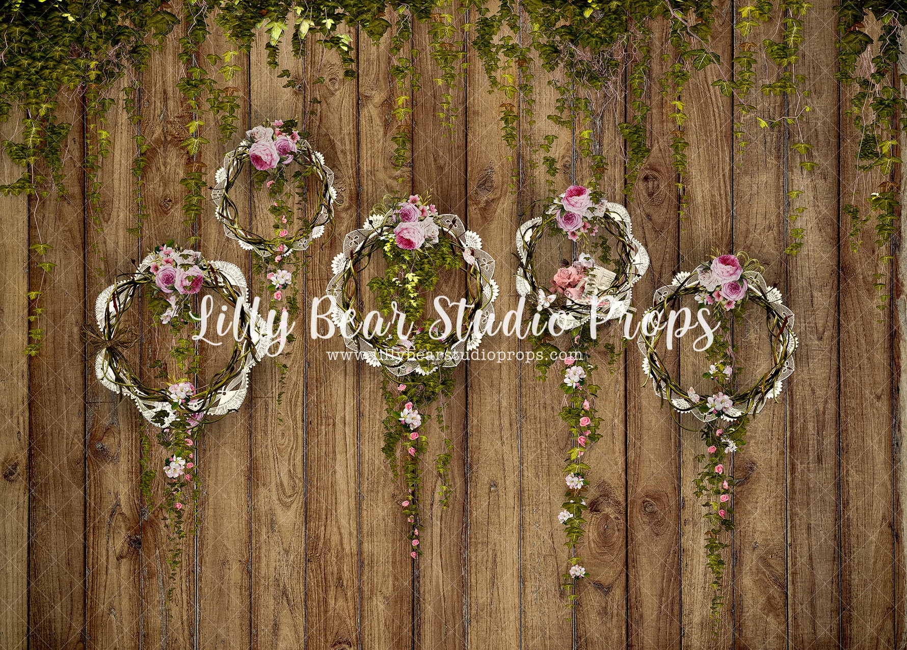 Pretty Pink Floral Hoops - Lilly Bear Studio Props, baking, banner, barn, barndoors, blue floral, blue wood, bunny, bunny one, Bunting Banner, bush, bushes, carrot, carrot banner, carrots, easter, easter backdrop, easter baking, easter basket, easter bunny, easter egg, easter eggs, exposed brick, FABRICS, fence, florals, flower box, happy easter, peter rabbit, petter rabit, pink bunny, rabbit, shed, some bunnies one, some bunny is one, some bunny's one, spring, springtime