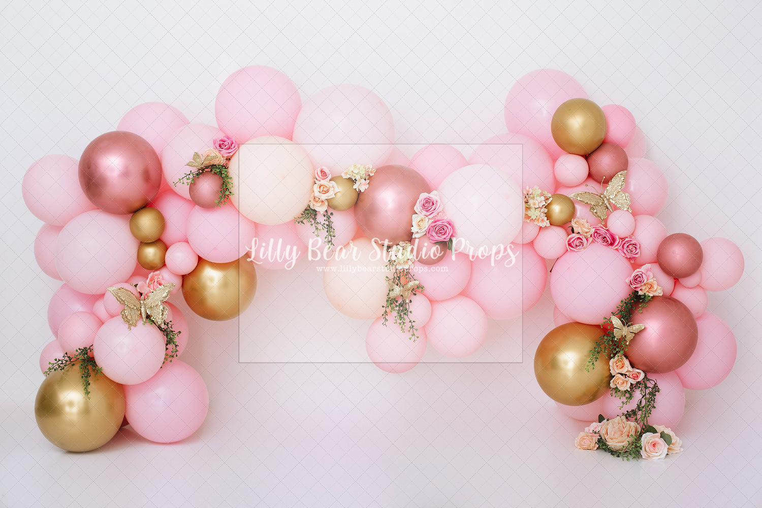 Pretty Pink & Gold Balloon Garland