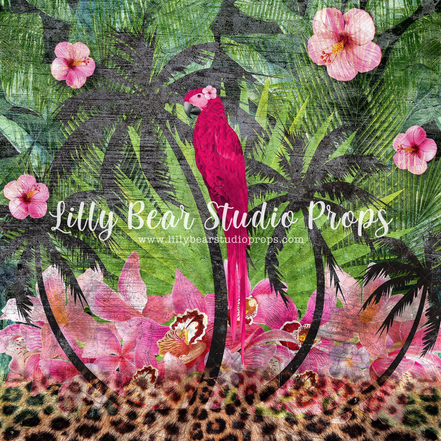 Pretty Wild Jungle by Lilly Bear Studio Props sold by Lilly Bear Studio Props, beach - beach party - cake smash - disne